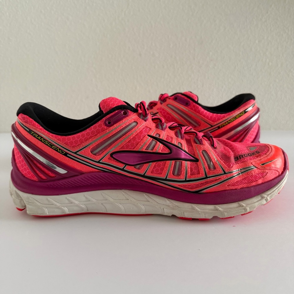 Brooks Transcend Ultimate Ride Women’s Running Training Pink Shoes 10.5 (B) - Picture 7 of 10